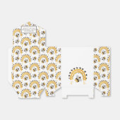 レインボーモダン(昆虫)マルハナバチハニービーベイビーシャワー フェイバーボックス (折り畳みなし)