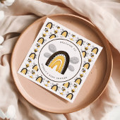 レインボーモダン(昆虫)マルハナバチビーベイビーシャワー スタンダードカクテルナプキン