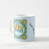 レインボーモットーカスタムナースマグカップ コーヒーマグカップ (正面左)