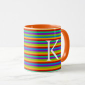 レインボーモノグラム マグカップ (正面右)