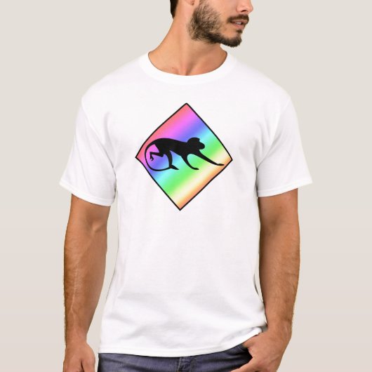 レインボーモンキークロッシング Tシャツ (正面)
