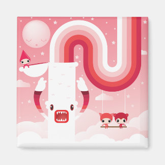 レインボーモンスター マグネット