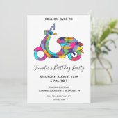 レインボーモータースクーターモップパーティー 招待状 (スタンド正面)