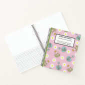 レインボーユニコーンとかわいい動物スパイラルノート ノートブック (内部)