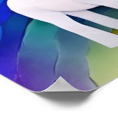 レインボーユニコーンアート ポスター (角)