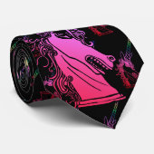 レインボーユニコーンカメオエンブレムタイ ネクタイ (ロール)