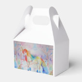 レインボーユニコーンガールズお誕生日ケーキオフィードボックス フェイバーボックス (裏面サイド)