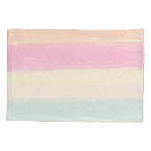 レインボー🦄ユニコーンガール名前をカスタムする 枕カバー (裏面)