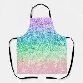 レインボーユニコーングリッター4 エプロン (正面)