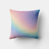 レインボーユニコーングリッター クッション (裏面)