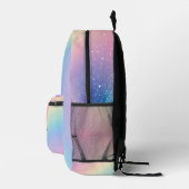 レインボーユニコーングリッター プリントバックパック (右)