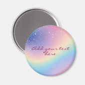 レインボーユニコーングリッター マグネット (正面/裏面)