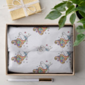 レインボーユニコーンティッシュペーパー 薄葉紙 (ギフト)