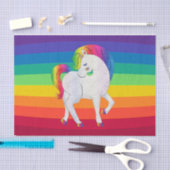 レインボーユニコーンデクページティッシュペーパー 薄葉紙 (クラフト)