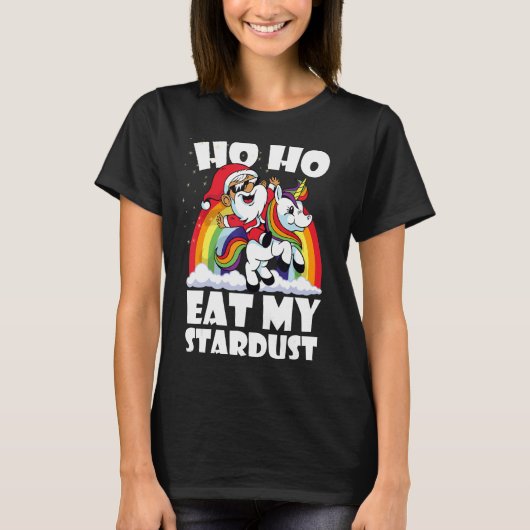 レインボーユニコーンデザイン Tシャツ (正面)