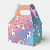 レインボーユニコーンハート星模様 フェイバーボックス (裏面サイド)