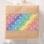 レインボーユニコーンハート星模様 ラベル (インサイチュ)