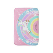 レインボーユニコーンバスマット バスマット (正面縦)