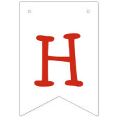 レインボーユニコーンバルーン&バナー誕生日デコール バンティングフラッグ (第2の旗)