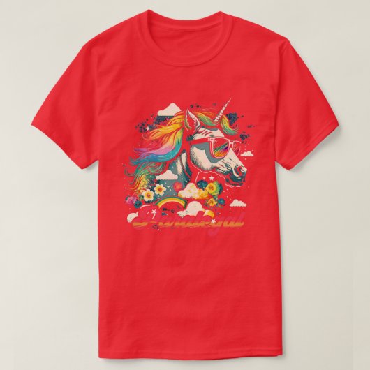 レインボーユニコーンパラリーガル Tシャツ (デザイン正面)