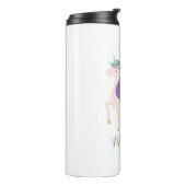 レインボーユニコーンパーソナライズされた タンブラー (回転左)