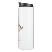 レインボーユニコーンパーソナライズされた タンブラー (回転右)