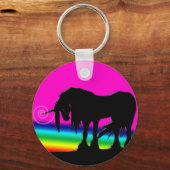 レインボーユニコーンパーティー キーホルダー (正面)