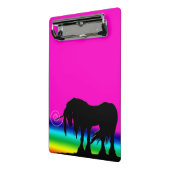 レインボーユニコーンパーティー ミニクリップボード (アングル2)