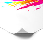 レインボーユニコーンポスター ポスター (角)