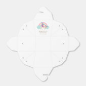 レインボーユニコーンマジカル誕生日かわいい フェイバーボックス (折り畳みなし)