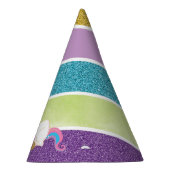 レインボーユニコーンマジカル誕生日 パーティーハット (右)