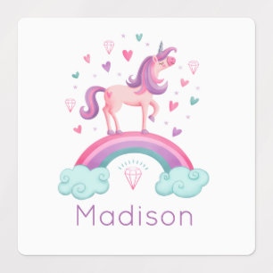 レインボーユニコーンラベル ラベル