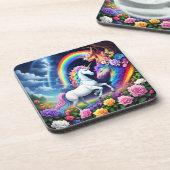 レインボーユニコーンワン コースター (左側)