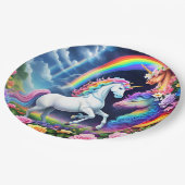 レインボーユニコーンワン ペーパープレート (アングル)