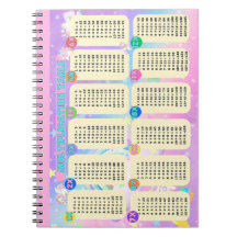 レインボーユニコーン乗算テーブル