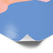 🌈レインボーユニコーン名前をカスタムする ポスター (コーナー)