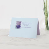 レインボーユニコーン水彩画かわいい誕生日カード カード (裏面)