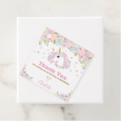 レインボーユニコーン誕生日サンキューオファーギフトラベル フェイバータグ (インサイチュ)