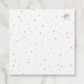 レインボーユニコーン誕生日サンキューオファーギフトラベル フェイバータグ (裏面)