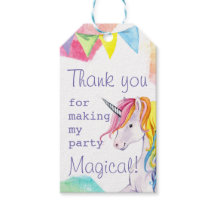 レインボーユニコーン誕生日メッセージカード