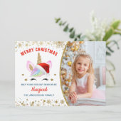 レインボーユニコーン金ゴールドマジカルクリスマス2写真 シーズンカード (スタンド正面)