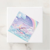 レインボーユニコーン魔法モーメントガール誕生日 フェイバータグ (インサイチュ)