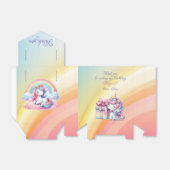 レインボーユニコーン魔法誕生日 フェイバーボックス (折り畳みなし)