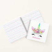 レインボーユニコーン オーダーメイド カスタム ノートブック (内部)