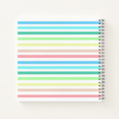 レインボーユニコーン オーダーメイド カスタム ノートブック (裏面)