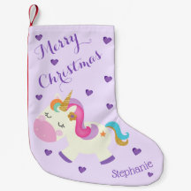 レインボーユニコーン クリスマス ギラギラ パープル