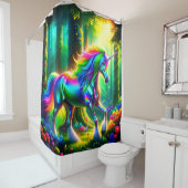 レインボーユニコーン シャワーカーテン (インサイチュ)