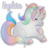 レインボーユニコーン シール (正面)