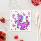 レインボーユニコーン スタンダードカクテルナプキン (インサイチュ)