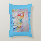 レインボーユニコーン ピンク ガールズ スウィートドリームス クッション (正面(垂直))